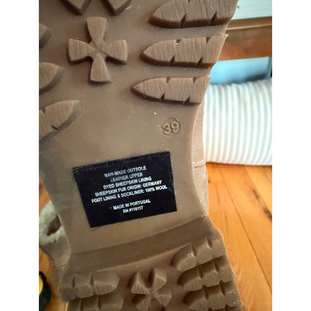 Overland Calib Shearling-Lined Waterproof Leather Boots Size 39/US 8.5-9 Women - Picture 4 of 6